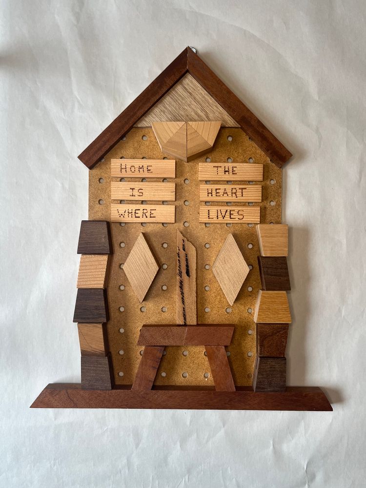 Scrap house handmade wall decor 